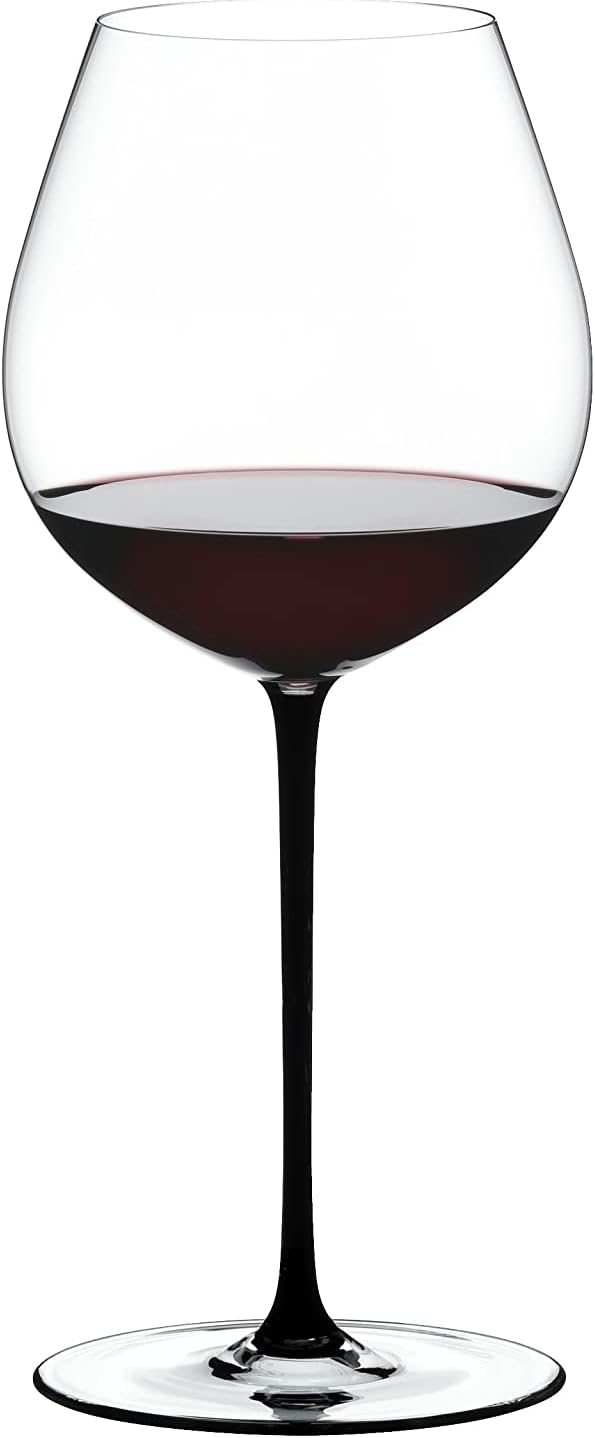 Riedel Fatto A Mano Old World Pinot Noir Weinglas, Schwarz Pinot Noir Schwarz, Pinot Noir Schwarz