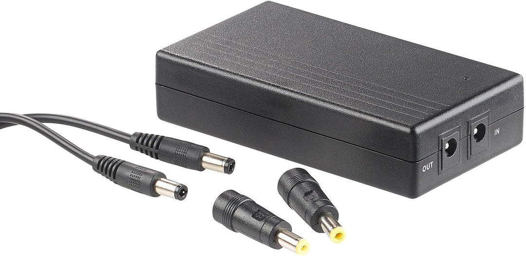 revolt 12V USV: Mini-USV, unterbrechungsfreie DC-Stromversorgung, 12 V, 22 W, 2000 mAh (Notstromvers