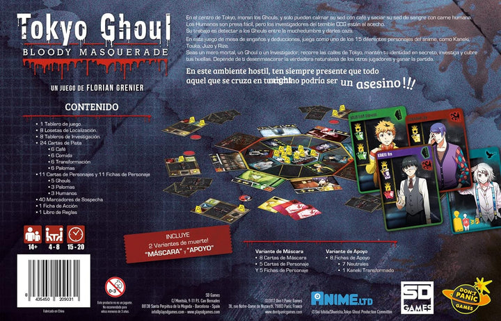 SD GAMES- Tokyo Ghoul - Bloody Masquerade, Mehrfarbig (SDGTOKGHO01), Farbe/Modell Sortiert
