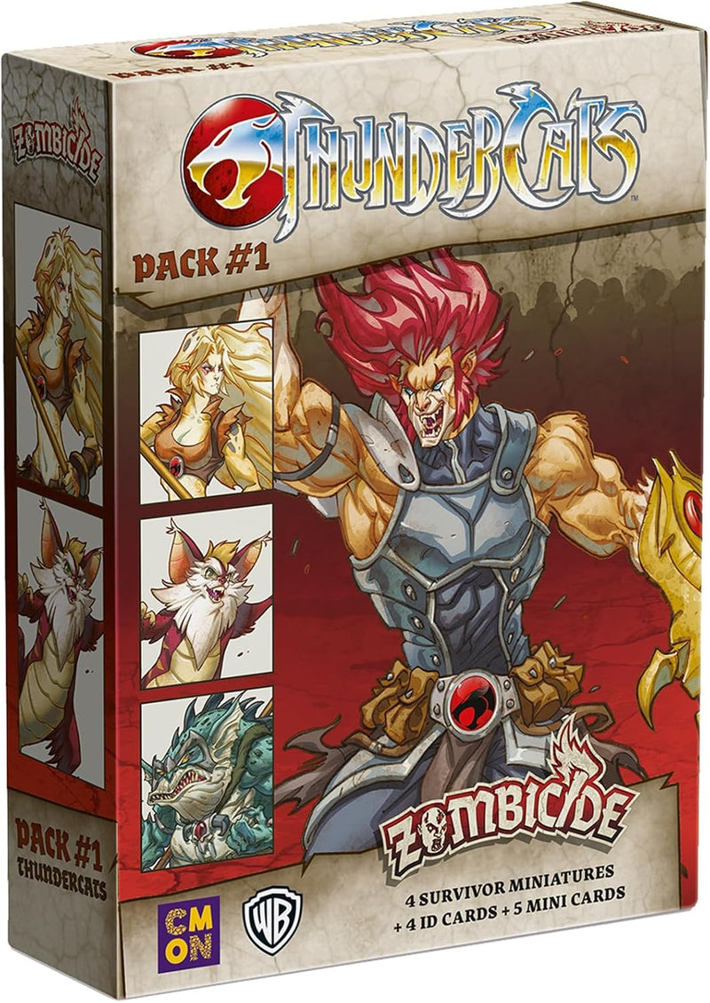 CMON | Zombicide – Thundercats Pack 1 | Helden-Erweiterung | Kennerspiel | Dungeon Crawler | 1-6 Spi