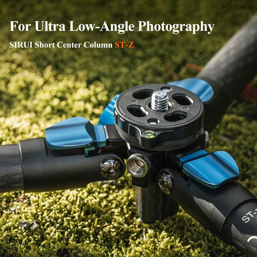 SIRUI ST-Z Kurze Mittelsäule, Kohlefaser-Säule für ST-Stative, Unterwinkelfotografie, Passend für SI