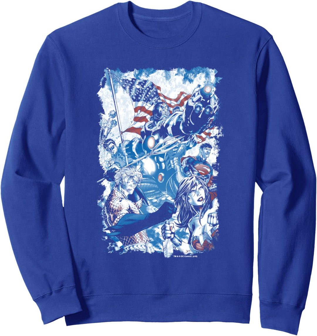 Justice League American Justice Sweatshirt