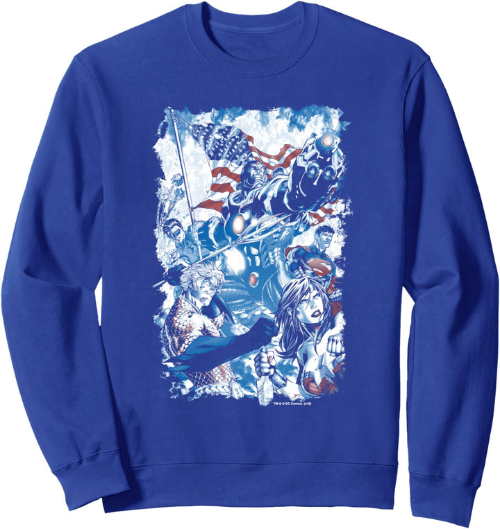 Justice League American Justice Sweatshirt