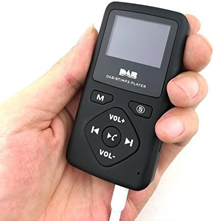 Digitales Radio im Taschenformat, Baceyong Persönliches FM-Stereoradio mit Kopfhörer MP3 Bluetooth-F