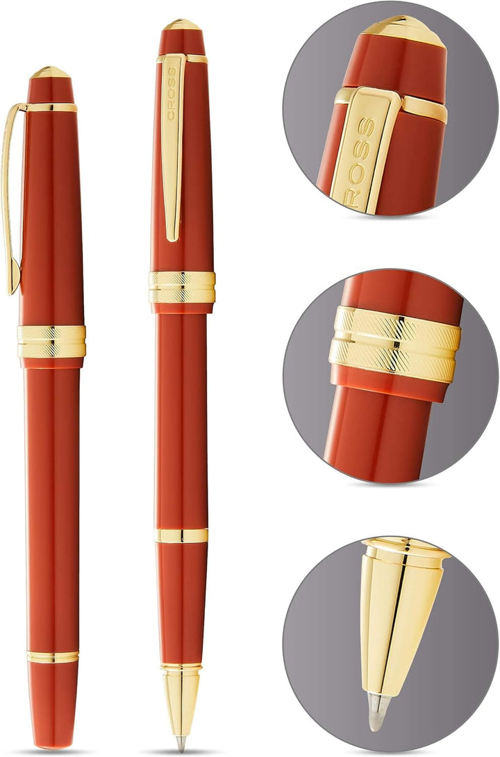Cross Bailey Light Rollerball (Strichstärke F, Schreibfarbe: schwarz, inkl. Geschenkverpackung) Bern