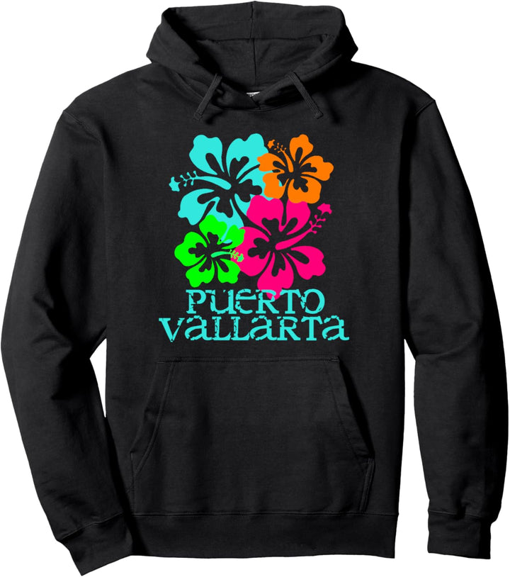 Puerto Vallarta Vacation Beach Surf Travel Pullover Hoodie