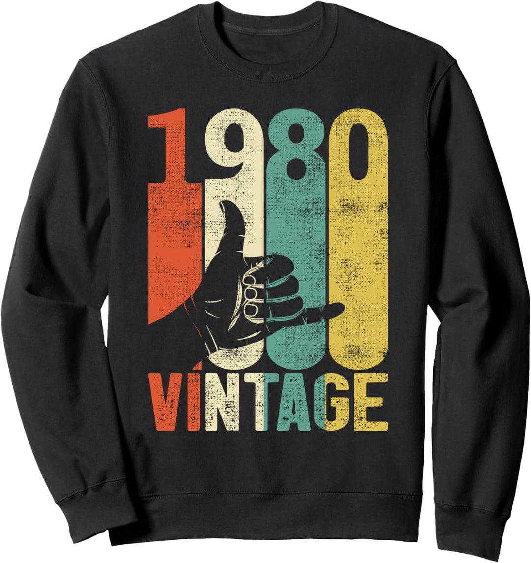 42. Geburtstag 1980 Vintage 80er Retro Sweatshirt