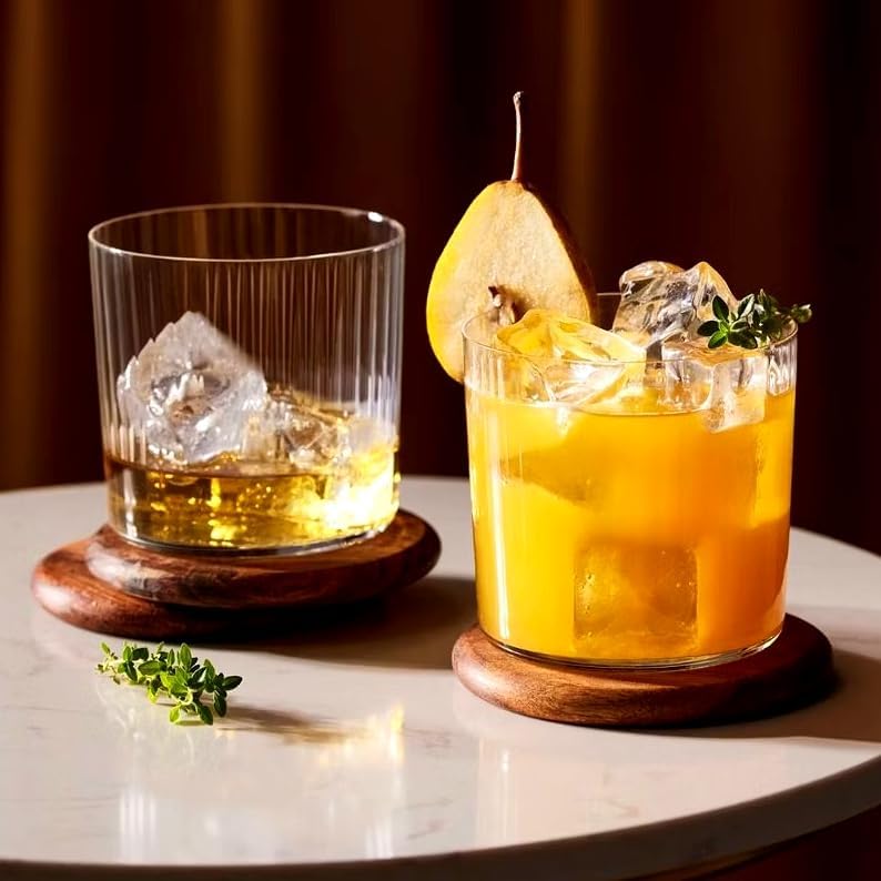 Cidergläser 410 ML 6 Stk - Ideal für Getränke, Whiskey, Cocktails - Spülmaschinengeeignet und Hochwe