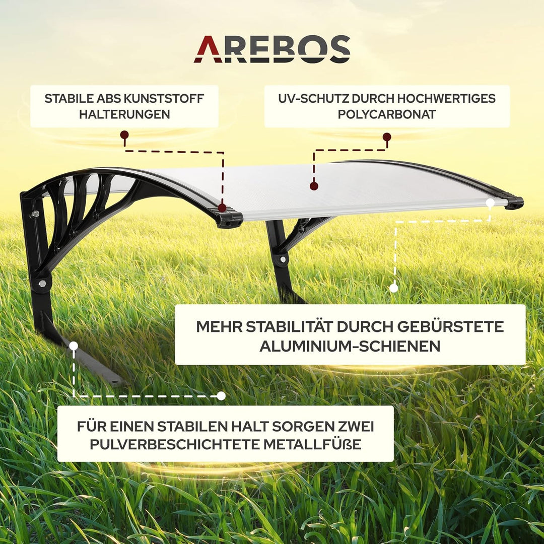 Arebos Mähroboter Garage | Rasenmäher Rasenroboter Automower | Carport 102 x 79 x 46 cm | Witterungs