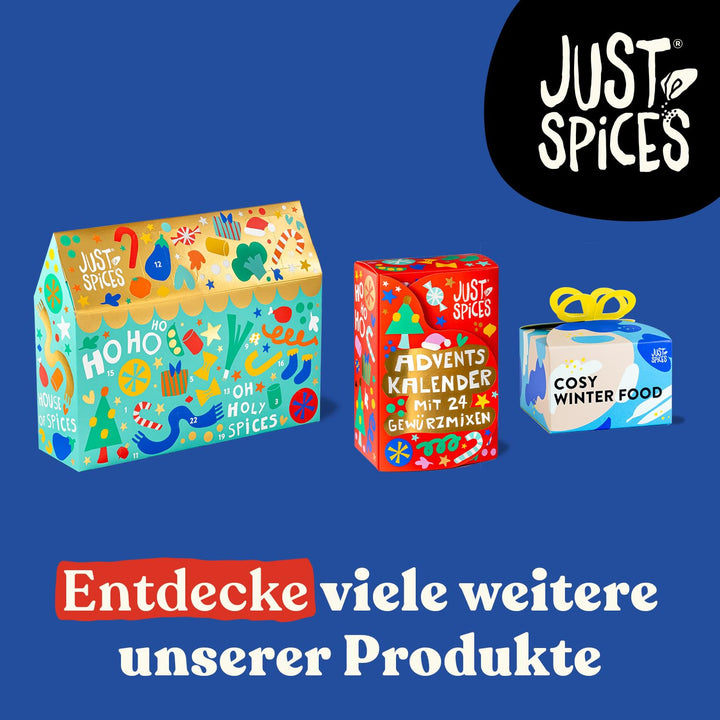 Just Spices Medium Gewürz Adventskalender 2025 I 24 leckere Gewürzmixe und Rezepte I Mit 20 Gewürztü
