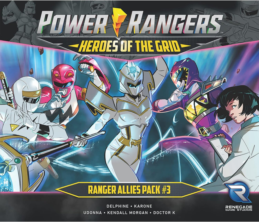 Power Rangers Heroes of The Grid: Ranger Allies Pack #3 – Erweiterung, 5 Neue weibliche Helden & Kar
