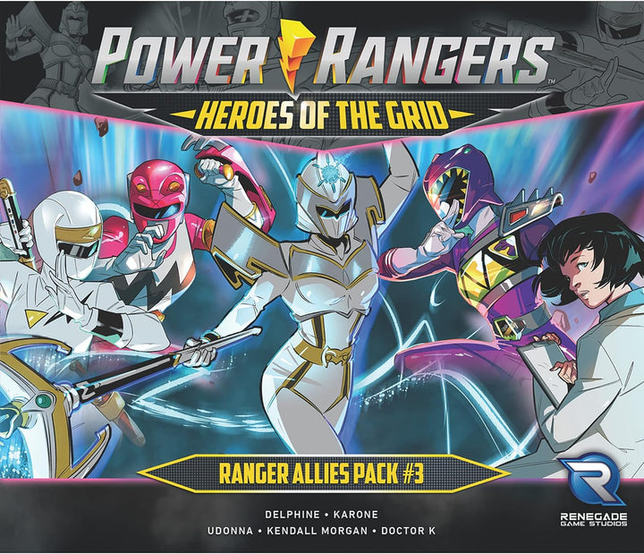 Power Rangers Heroes of The Grid: Ranger Allies Pack #3 – Erweiterung, 5 Neue weibliche Helden & Kar