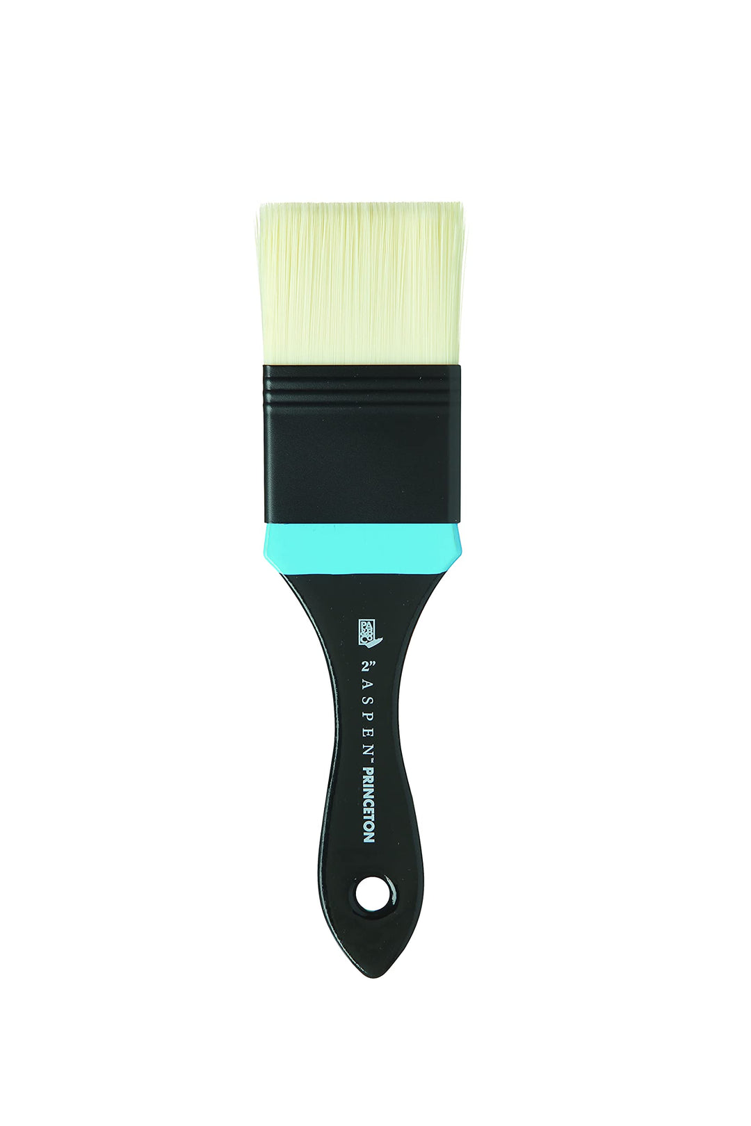 Princeton Aspen, Glare-Free Indoor/Outdoor Brush for Acrylic &amp; Oil, Series 6500 Synthetic, Flat Mott