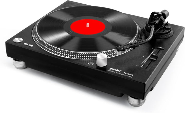 Gemini TT-1200 Plattenspieler mit 3 Geschwindigkeiten und USB-Schnittstelle