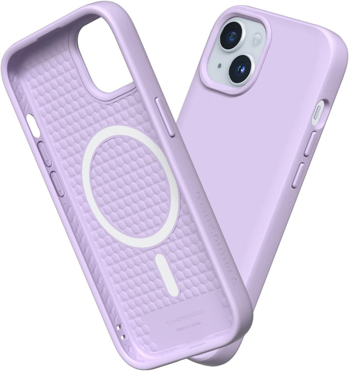 RhinoShield Case kompatibel mit [iPhone 15 Plus] | SolidSuit - MagSafe-kompatibel -Stossdämpfende &