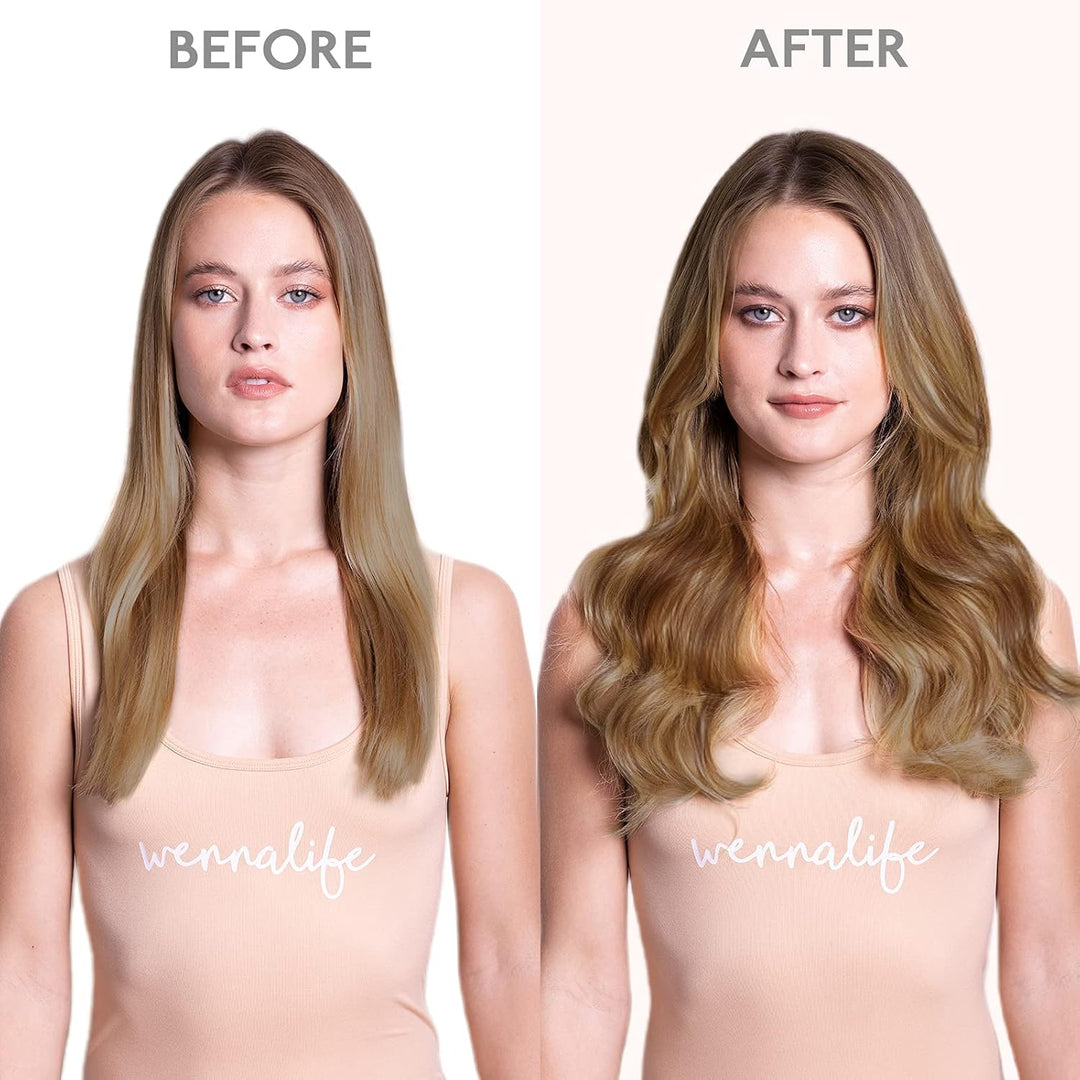 WENNALIFE Secret Hair Extensions Echthaar, 45cm 18 Inch 75g Balayage Schokoladenbraun bis Honigblond