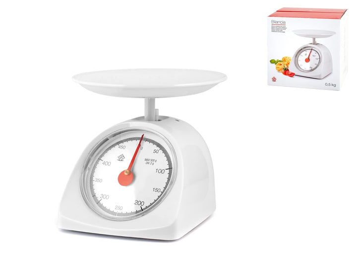 Home Mechanische Küchenwaage, weiss, 0,5 kg
