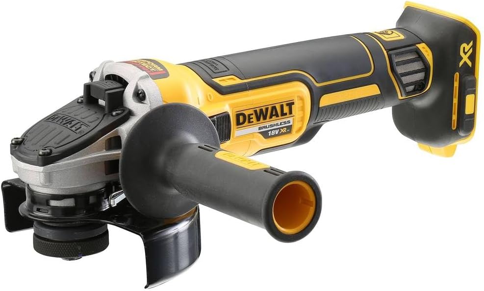 Dewalt 18 Volt 125 mm Akku-Winkelschleifer DCG405NT (bürstenloser Motor, 9.000 U/min, M14, inkl. Sch