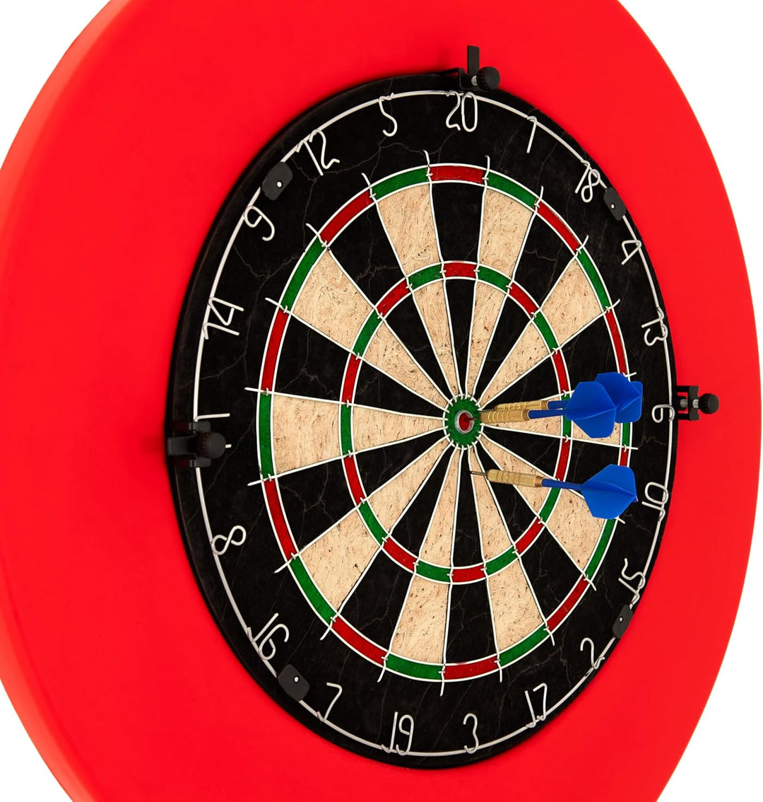 Dart Set, Dardboard, LED Ringlicht, Selbstheilende Umrandung, Befestigungsständer, Höhenverstellbare