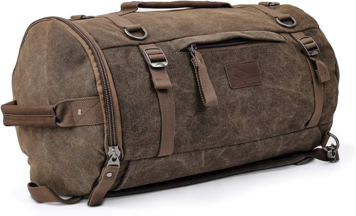 Hecktasche Kompatibel für Vespa GT 125/200 Vintage 25L Canvas Rucksack braun