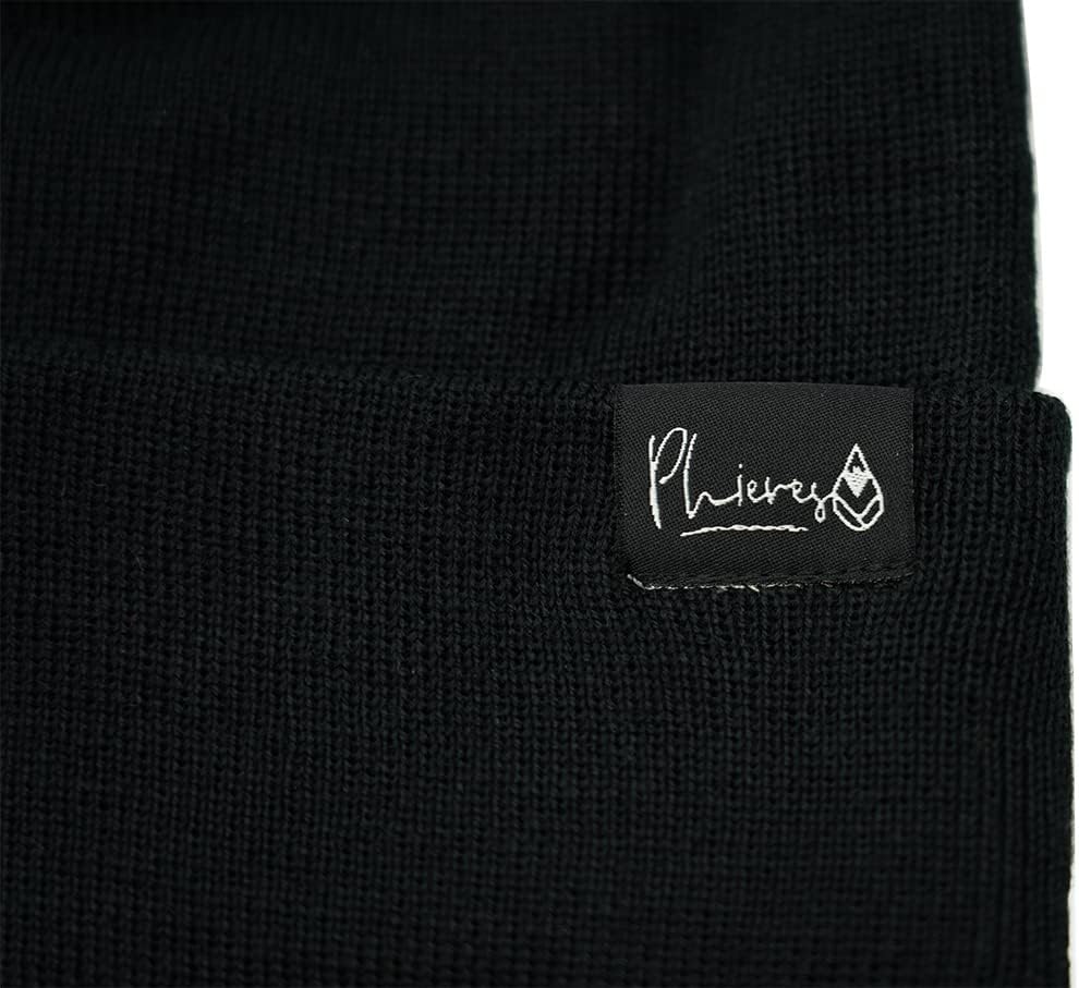 Phieres The Phar Recycled Polylama | Streetstyle Beanie | Schwarz