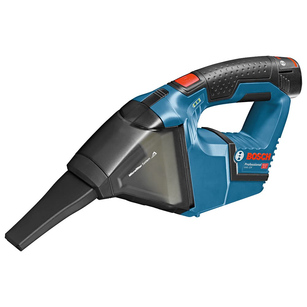 Bosch Professional 12V System Akku Staubsauger GAS 12V (0,35L Behältervolumen, 0,87kg, ohne Akkus un