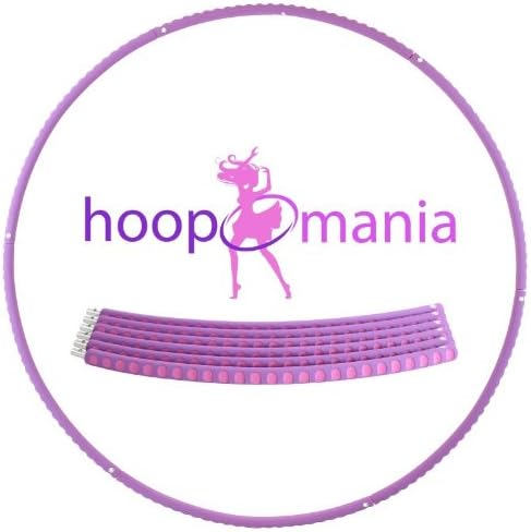 HOOPOMANIA Hula Hoop Reifen Erwachsene [1,2 – 2 kg] Hula Hoop für Anfänger mit Schaumstoff Profi Hoo