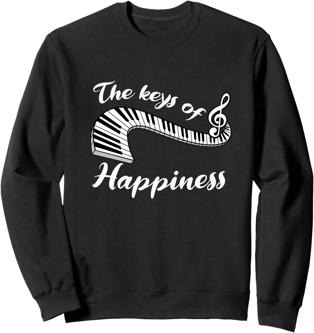 Klavier Band Musikinstrumente Geschenk Sweatshirt