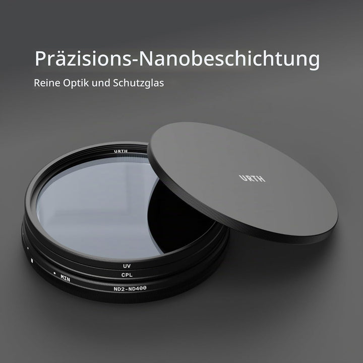 Urth 67 mm UV, Polfilter (CPL), ND2-400 Filter Kit 67mm, 67mm