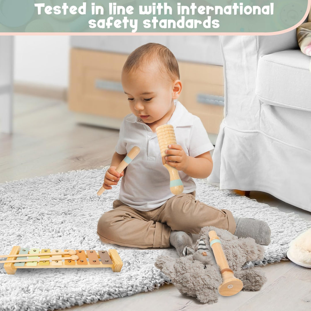 Stoie's Internationale Holzmusikinstrumente für Kleinkinder, Percussionsinstrumente, Babyinstrumente