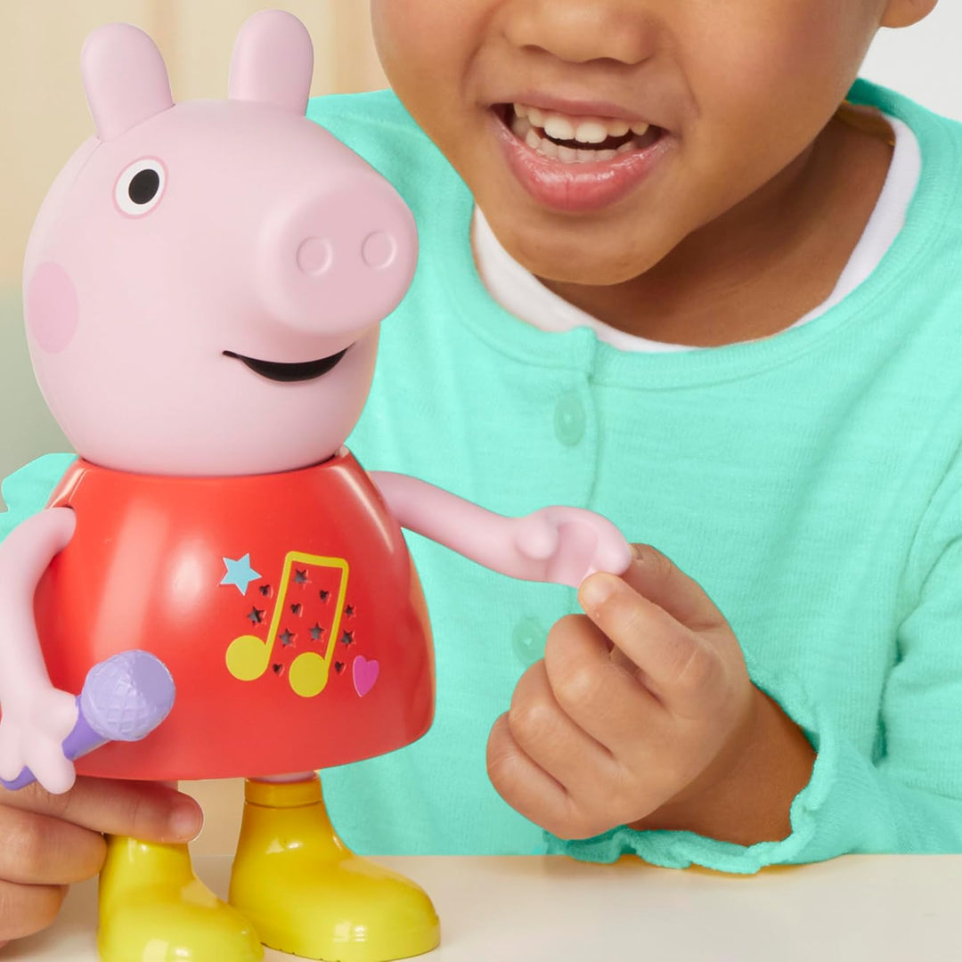 Peppa Pig Plauder- & Singspass Peppa Puppe, Pink, 20 cm Talk and Sing, Talk and Sing
