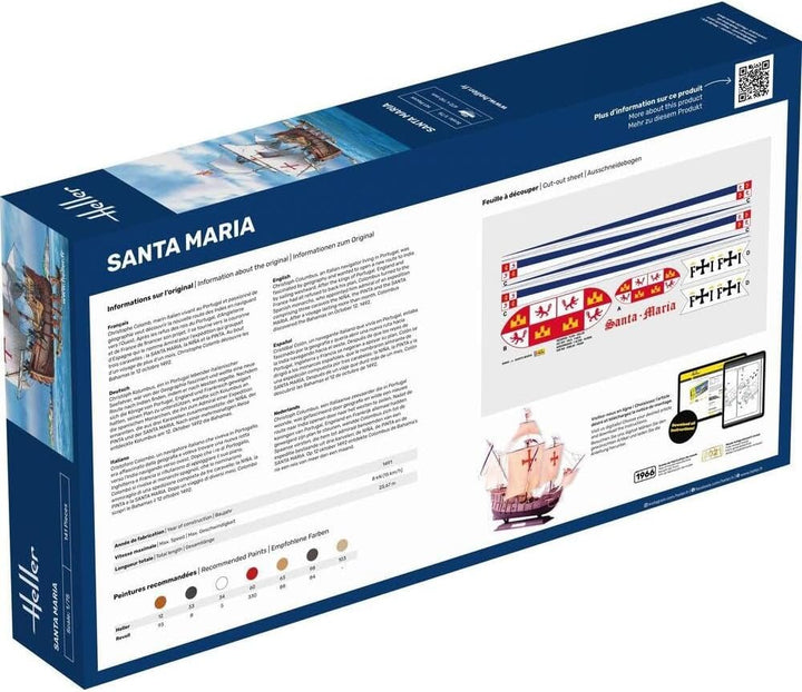 Heller 80865 Modellbausatz Santa Maria
