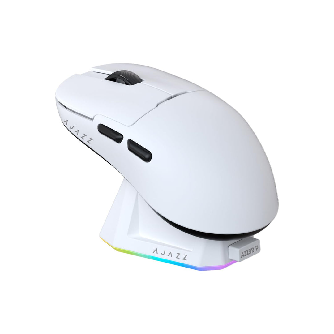 AJAZZ AJ159 PRO Wireless Gaming Mouse, Equipped with PAW3395 Sensor and Magnetic Base, 26K DPI, 2.4G
