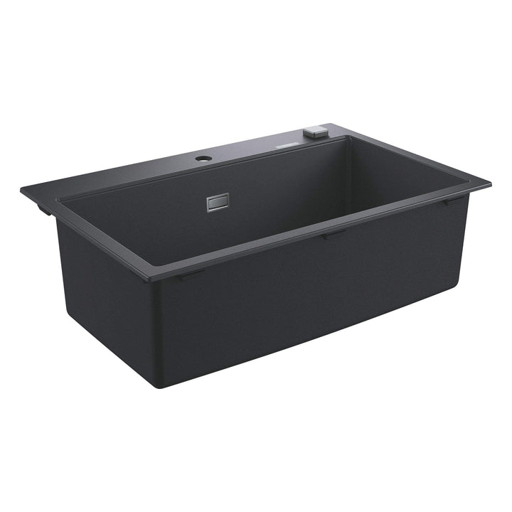 GROHE K700 | Kompositspüle | granit schwarz | 31652AP0 K700 Granit Schwarz 78 x 51 cm Kompositspüle,