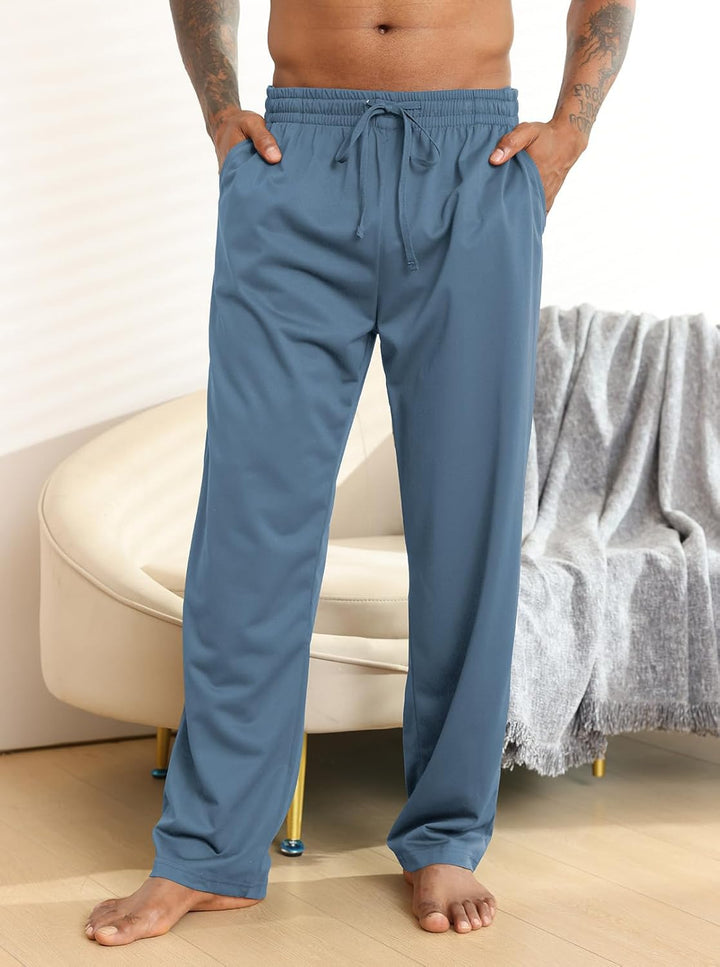 Halfword Jogginghosen Herren Trainingshose Lang Sweathose Atmungsaktiv Sporthose Yoga, M Blau