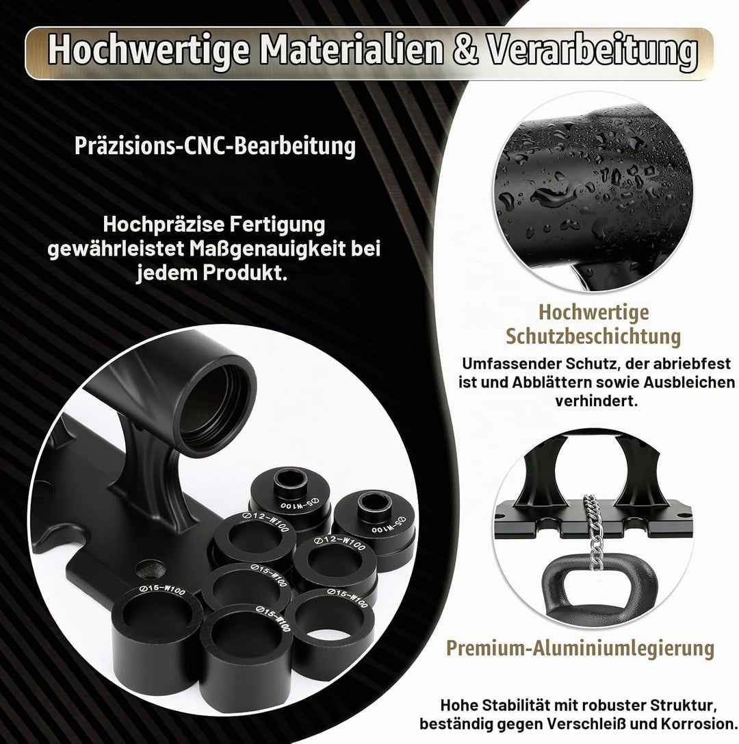 Cyleto Fahrrad Gabelhalterung aus Aluminiumlegierung für Auto Dachträger, mit Schnellspanner &amp; Steck