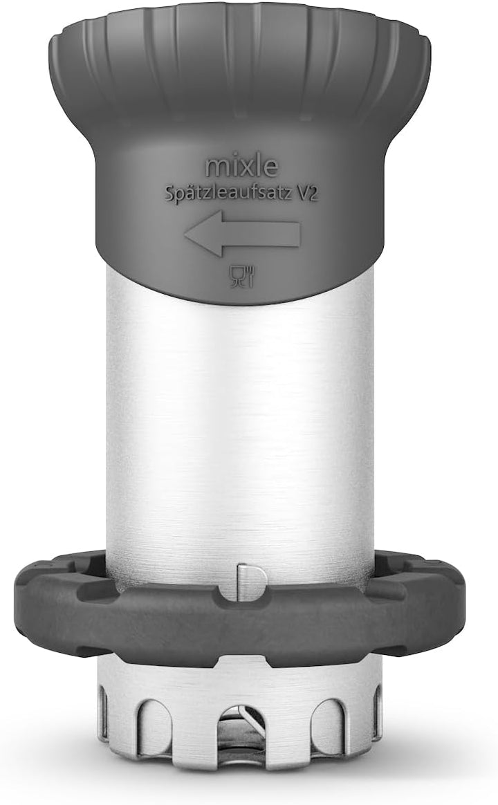 mixle Spätzleaufsatz V2, VERBESSERTE VERSION, kompatibel mit Thermomix TM6, TM5, TM31 & TM Friend, Z
