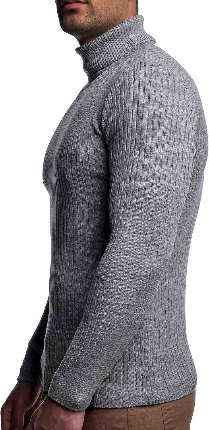Karl´s People Herren Rollkragen-Pullover Herren Rolli S-5 XL • Rollkragenpullover für Herren mit Str