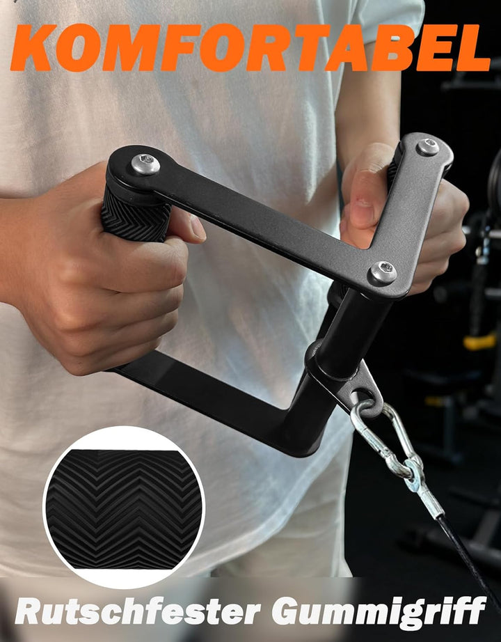 Fitarc Double D Reihe Griff, LAT Pull Down Griff, LAT Pulldown Anbauteile, Close Grip Kabel Befestig