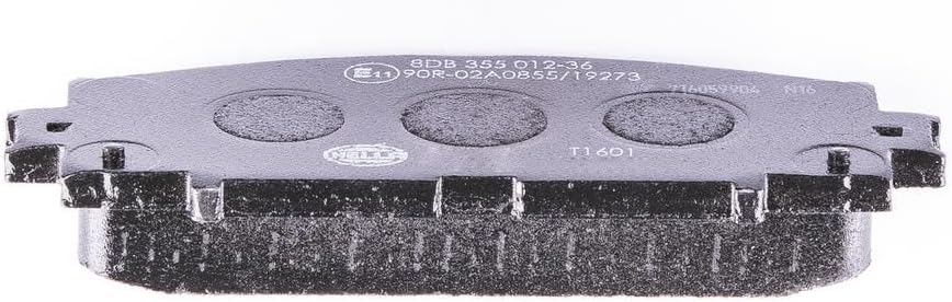 HELLA PAGID 8DB 355 012-361 Bremsbelagsatz - T1601 - Dicke/Stärke: 18.6mm - Bremssystem: Akebono - n