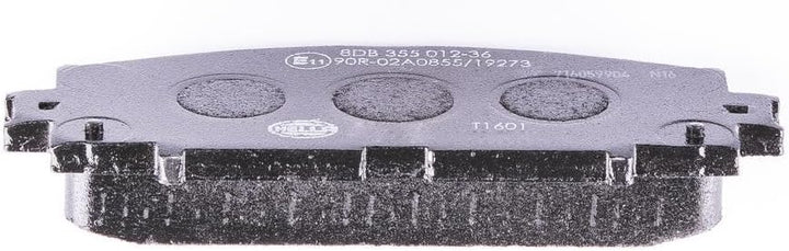 HELLA PAGID 8DB 355 012-361 Bremsbelagsatz - T1601 - Dicke/Stärke: 18.6mm - Bremssystem: Akebono - n