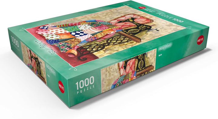 Quilt - Gabila - Lovely Times - Premium 1000 Teile Puzzle - MyPuzzle Sonderkollektion von Heye Puzzl
