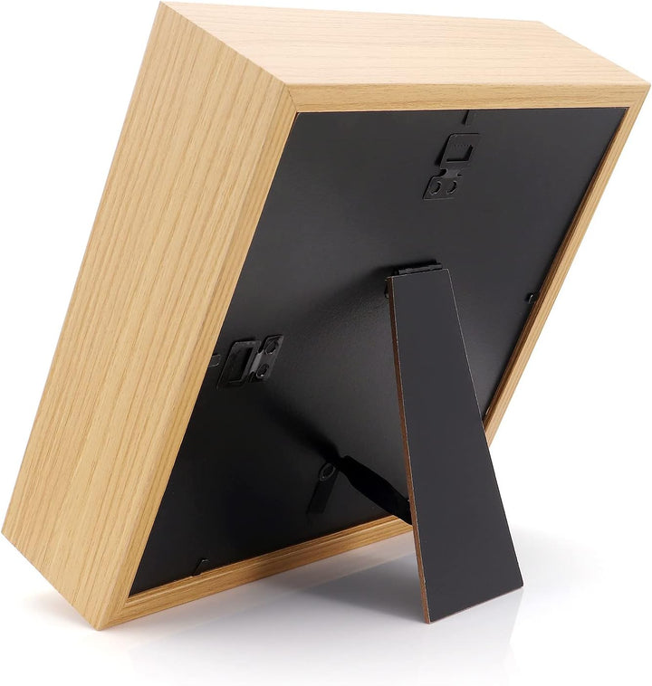 3D Shadow Box(22.3x22.3x6cm) Bilderrahmen aus Holz tiefe Box quadratisch tiefe Vitrine für Medaillen