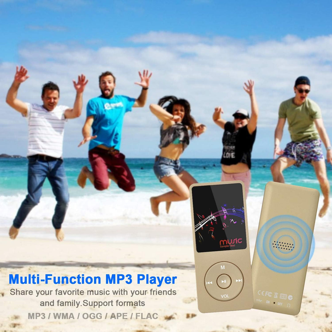COVVY 8GB Tragbare MP3 Musik Player, Support bis zu 64GB SD Speicherkarte, Lossless Sound HiFi MP3 P