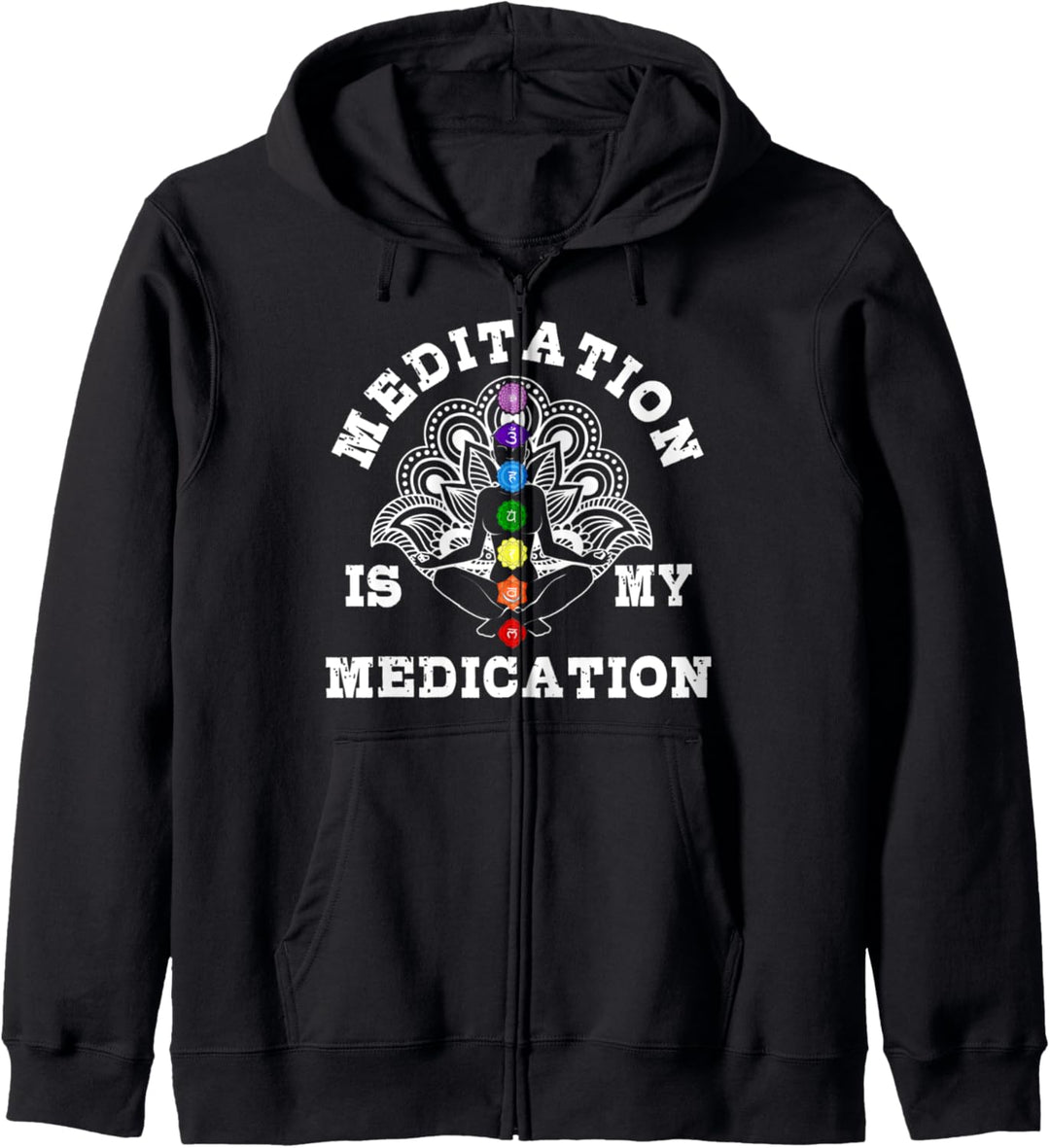 Meditation Is My Medication | Spiritual Healing Gift Kapuzenjacke