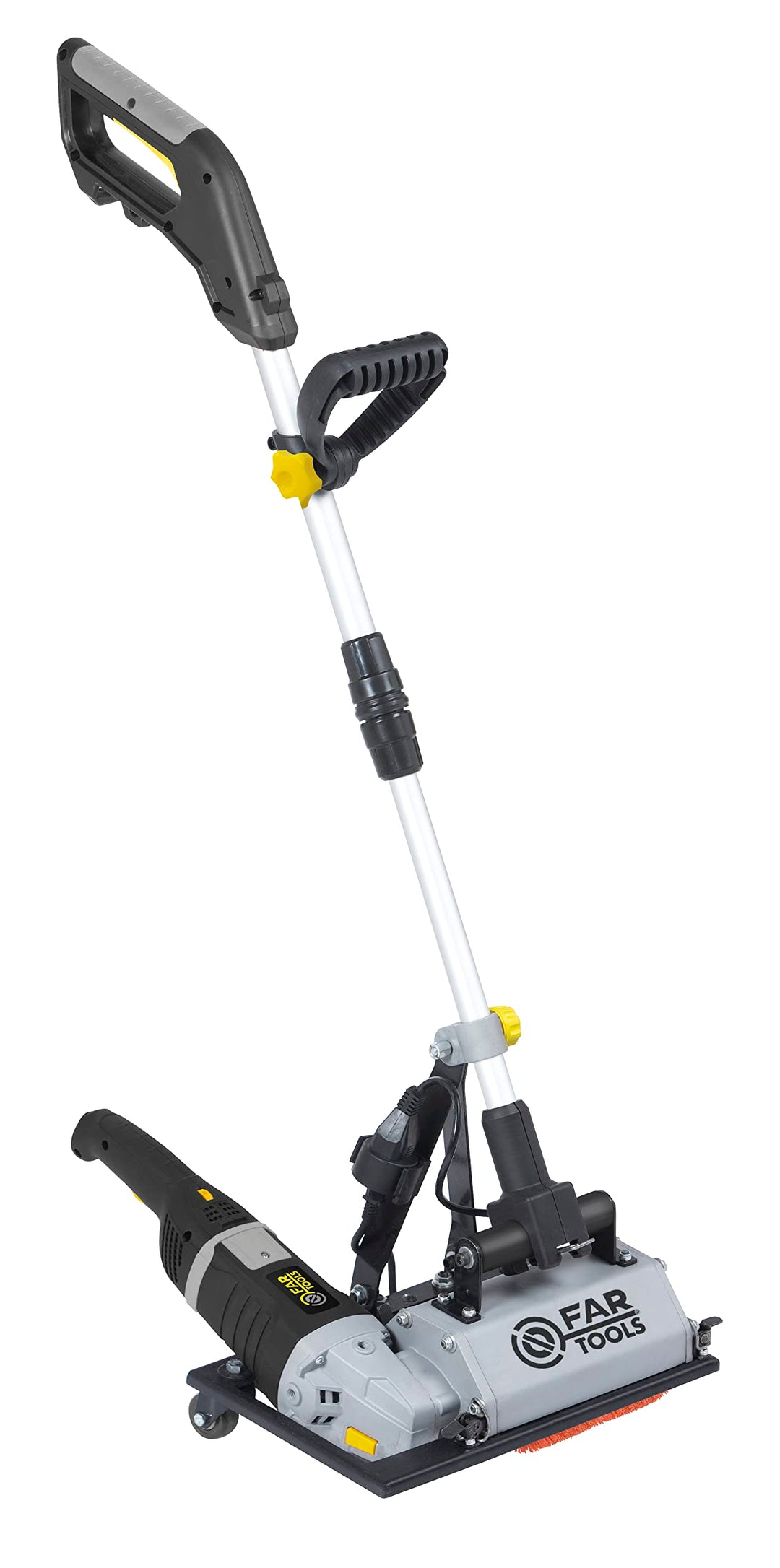 Fartools 115019 Rex H-200 Erneuerungsgerät auf Teleskopfuss, 1800 W, 2 Nylonschleifmittel Ø 120 mm /