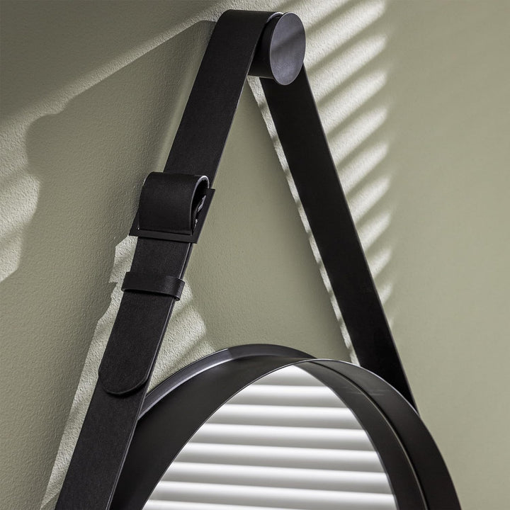 INSPIRE - Runder Spiegel Barbier - Ø 43 cm - Hängespiegel - Metall - Schwarz Barbier - Ø 43 Cm - Sch