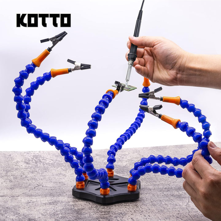 Fstop Labs Kotto Third Hand Löten Leiterplattenhalter Werkzeug Sechs Arme Helfen Hände Handwerk Werk