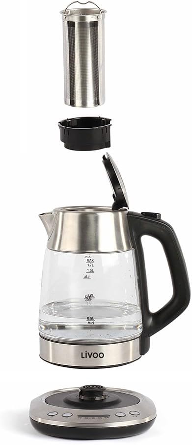 2in1 1.7l 2200w wasserkocher und teekanne - dod165