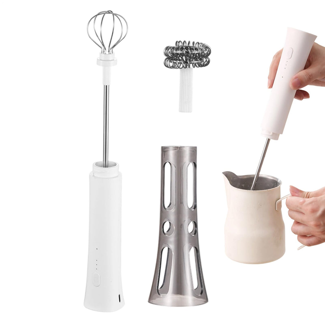 Handheld Milchaufschäumer Für Kaffee,Wiederaufladbarer Rührstab - Kaffeeschäumer | Für Zuhause, Café